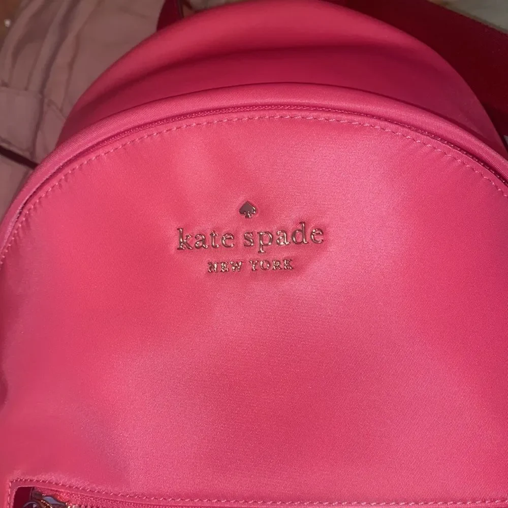 Kate ♠️ Spade Deep Dahli Chelsea Backpack! - Picture 5 of 12